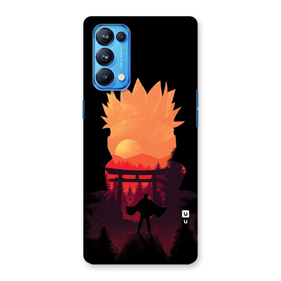 Naruto Anime Sunset Art Back Case for Oppo Reno5 Pro 5G