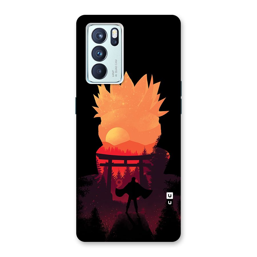 Naruto Anime Sunset Art Back Case for Oppo Reno6 Pro 5G