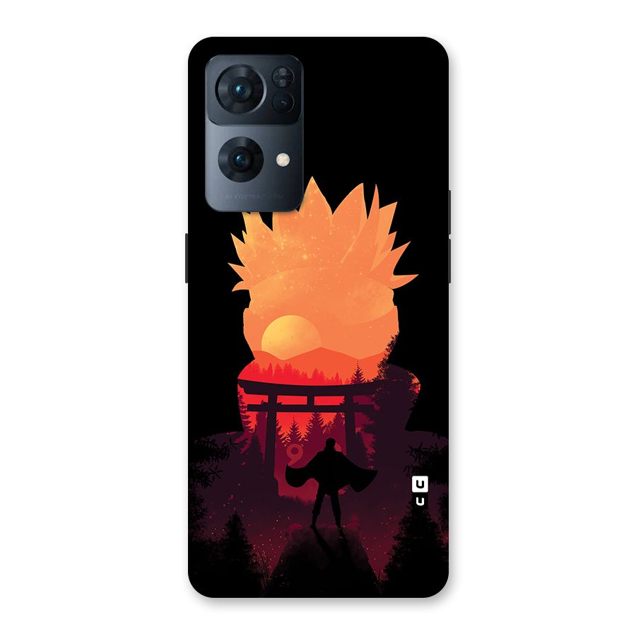 Naruto Anime Sunset Art Back Case for Oppo Reno7 Pro 5G