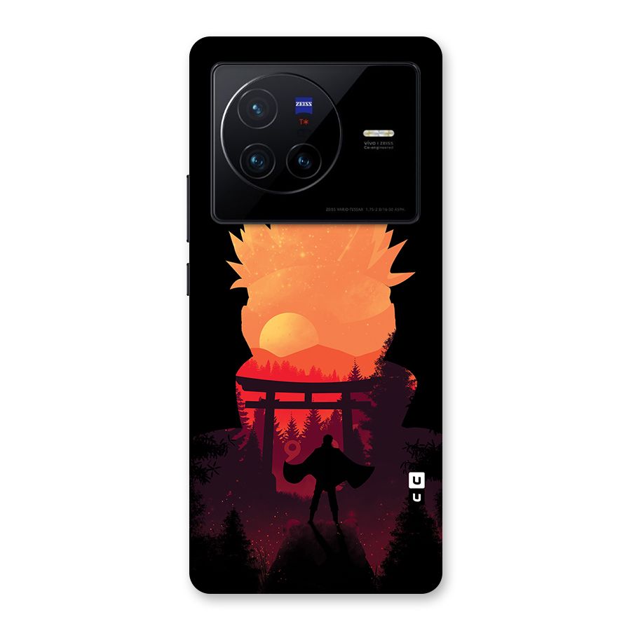 Naruto Anime Sunset Art Back Case for Vivo X80