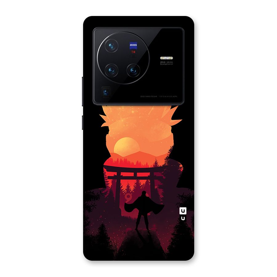 Naruto Anime Sunset Art Back Case for Vivo X80 Pro