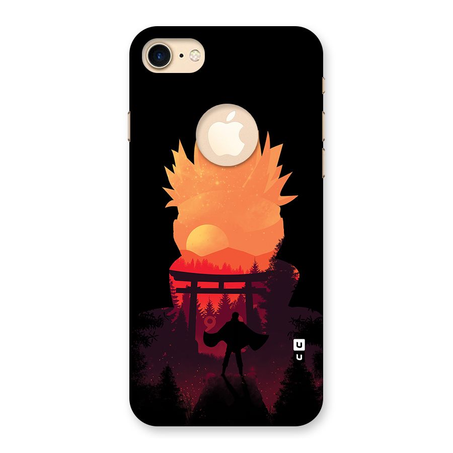 Naruto Anime Sunset Art Back Case for iPhone 7 Logo Cut