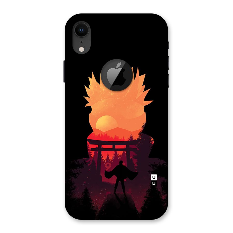 Naruto Anime Sunset Art Back Case for iPhone XR Logo Cut