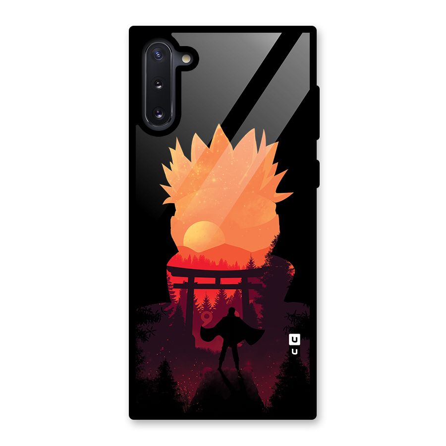 Naruto Anime Sunset Art Glass Back Case for Galaxy Note 10