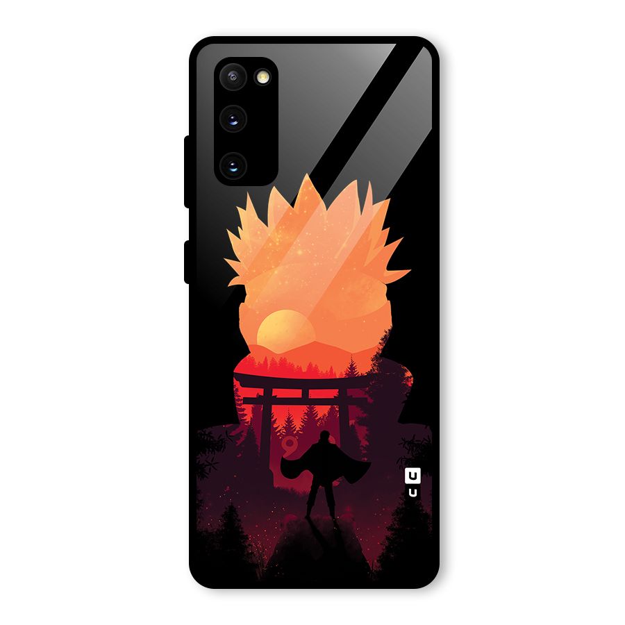 Naruto Anime Sunset Art Glass Back Case for Galaxy S20 FE 5G
