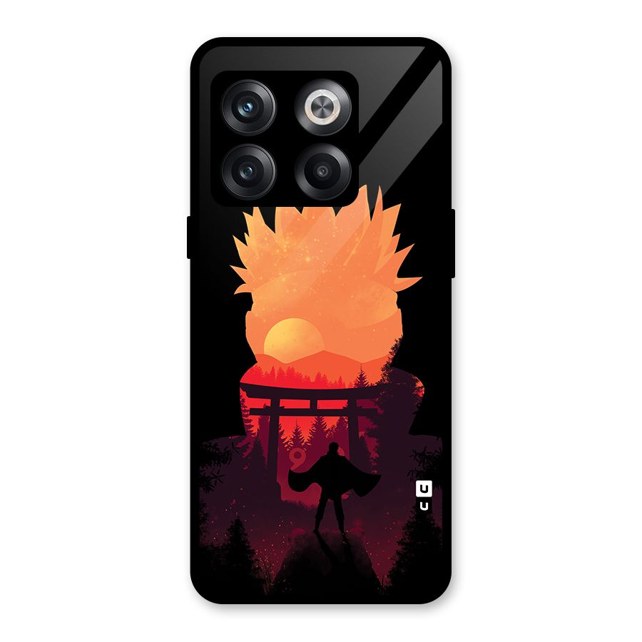 Naruto Anime Sunset Art Glass Back Case for OnePlus 10T