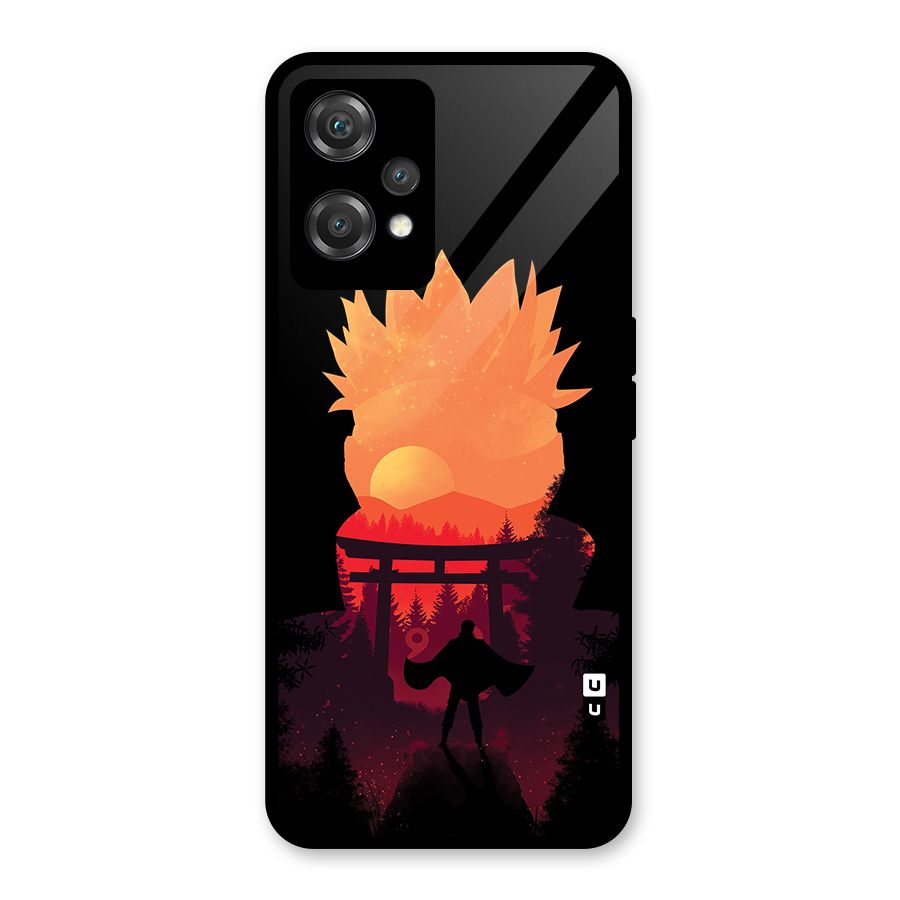 Naruto Anime Sunset Art Glass Back Case for OnePlus Nord CE 2 Lite 5G