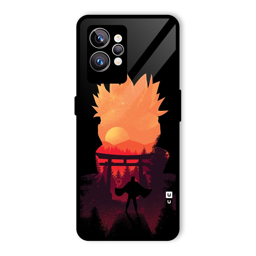 Naruto Anime Sunset Art Glass Back Case for Realme GT2 Pro