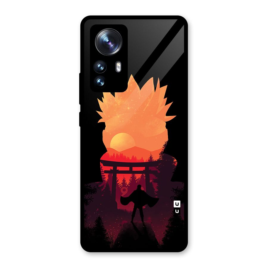 Naruto Anime Sunset Art Glass Back Case for Xiaomi 12 Pro