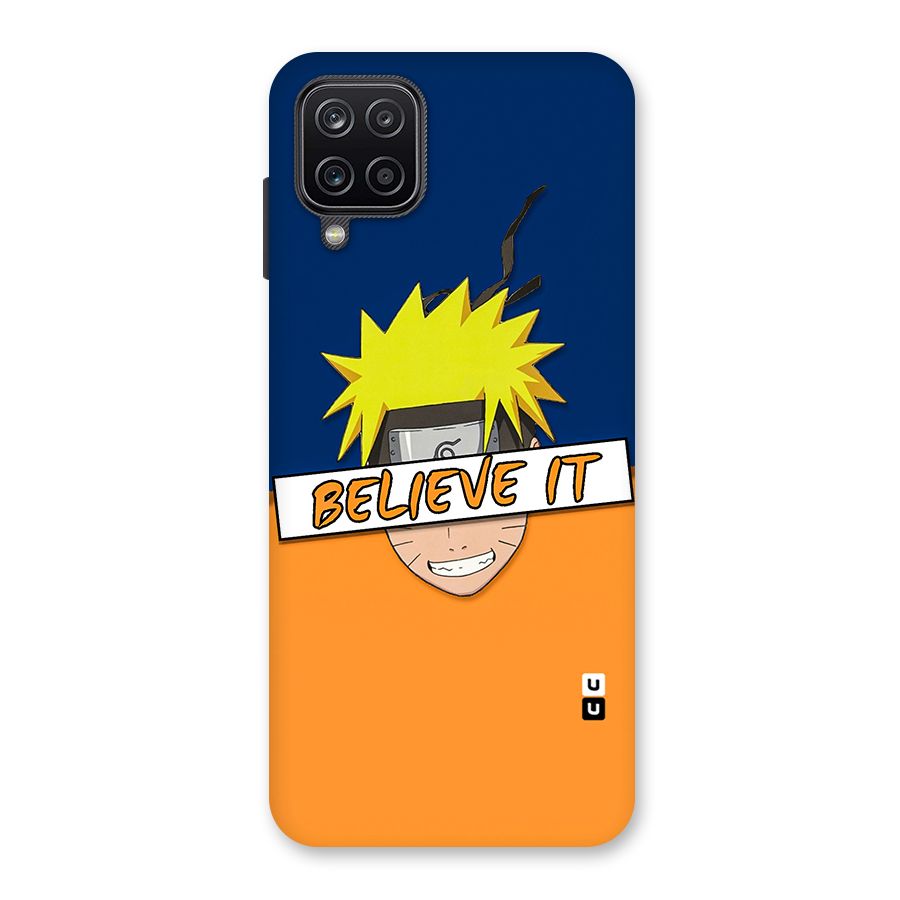 Naruto Believe It Back Case for Galaxy A12