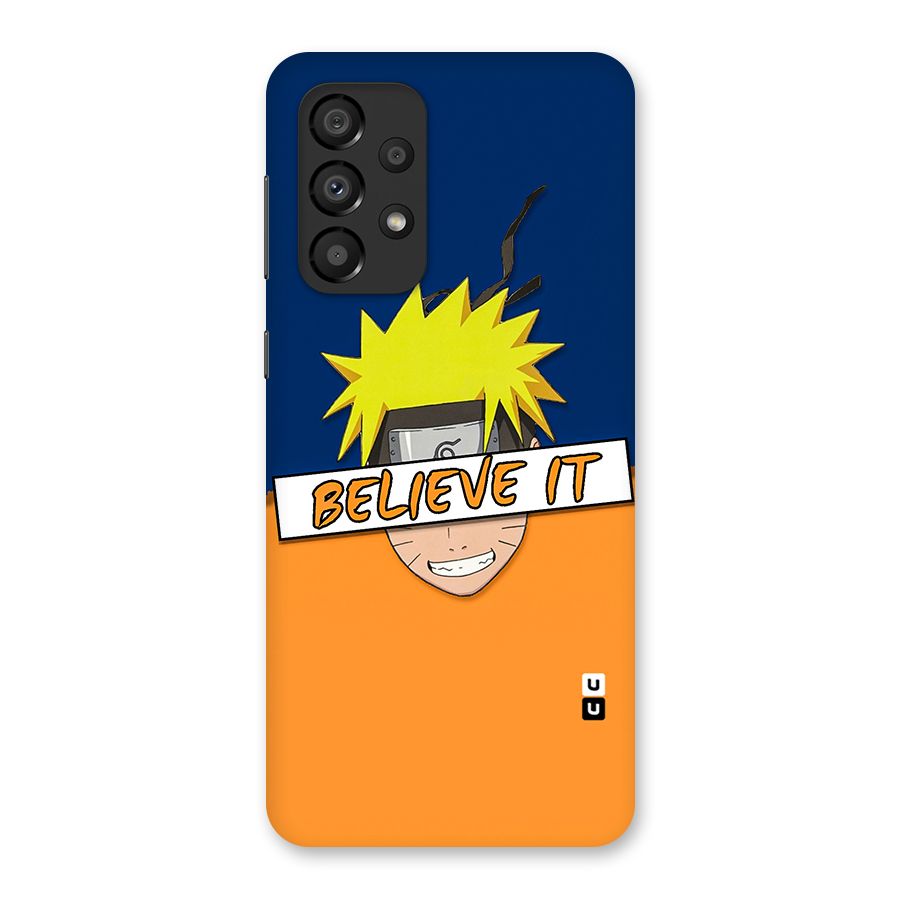 Naruto Believe It Back Case for Galaxy A33 5G