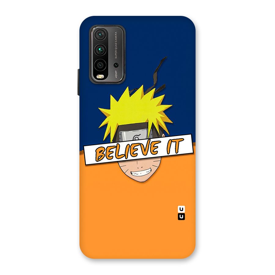 Naruto Believe It Back Case for Redmi 9 Power