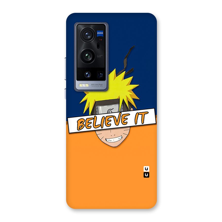 Naruto Believe It Back Case for Vivo X60 Pro Plus