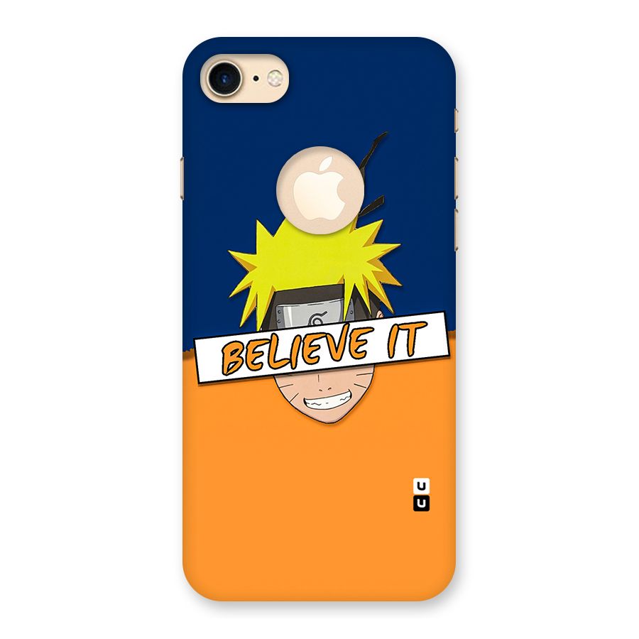Naruto Believe It Back Case for iPhone 8 Logo Cut