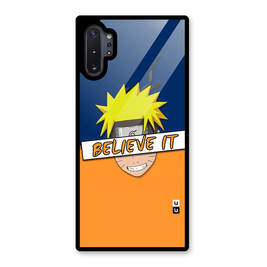 Naruto Believe It Glass Back Case for Galaxy Note 10 Plus