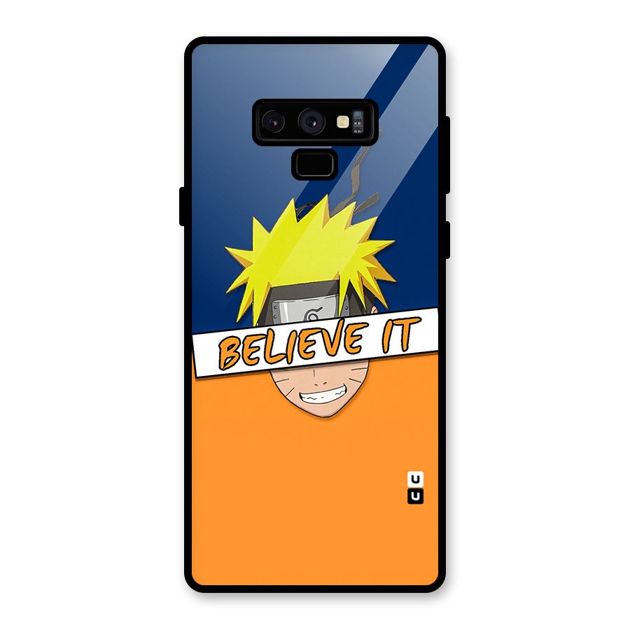 Naruto Believe It Glass Back Case for Galaxy Note 9