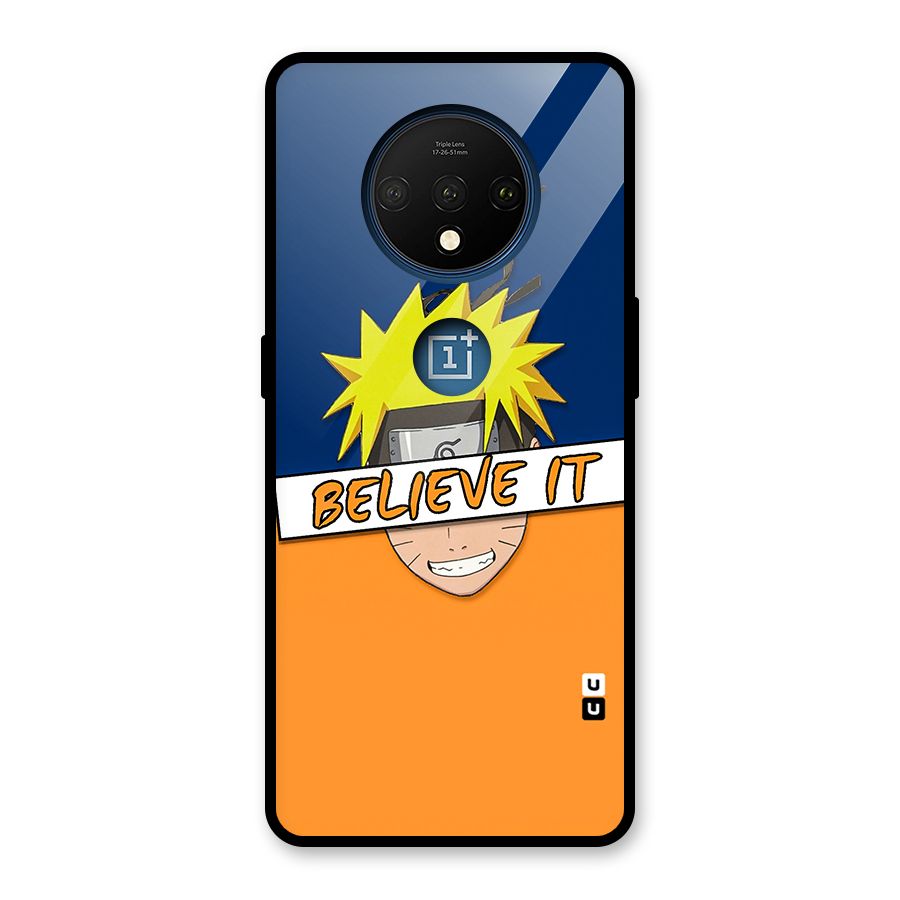 Naruto Believe It Glass Back Case for OnePlus 7T