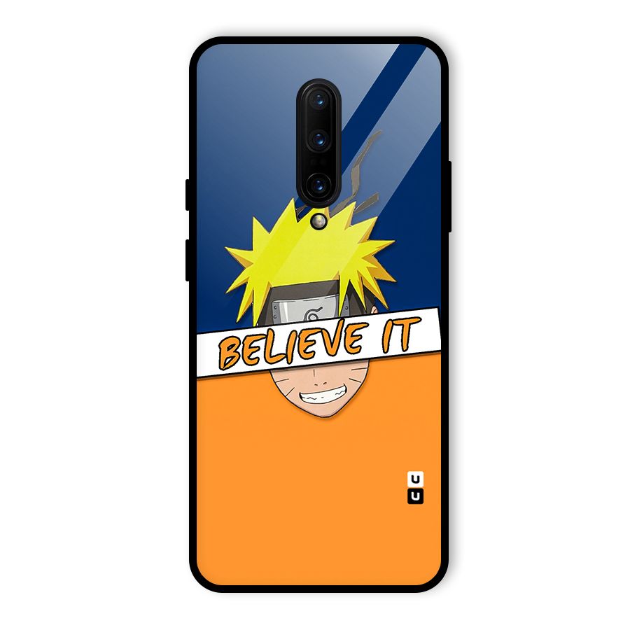 Naruto Believe It Glass Back Case for OnePlus 7 Pro