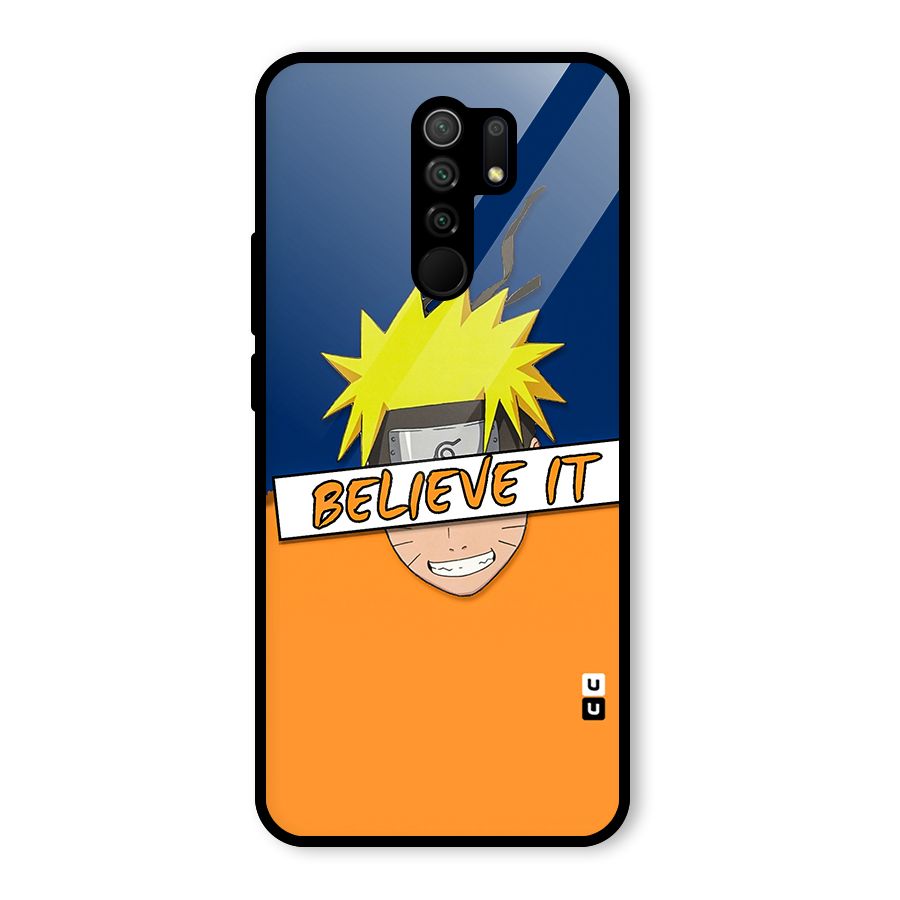 Naruto Believe It Glass Back Case for Poco M2
