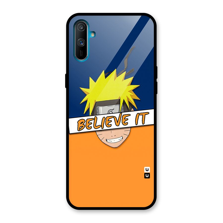 Naruto Believe It Glass Back Case for Realme C3
