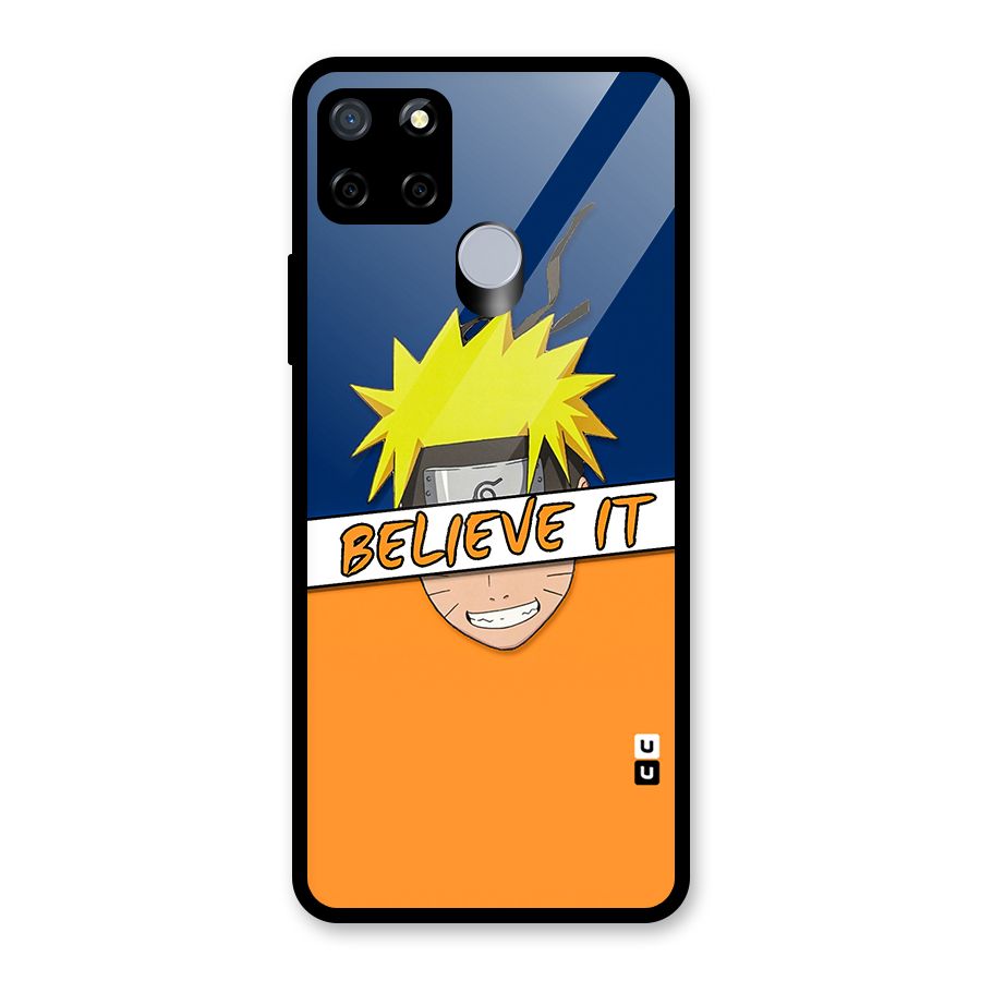 Naruto Believe It Glass Back Case for Realme Narzo 20