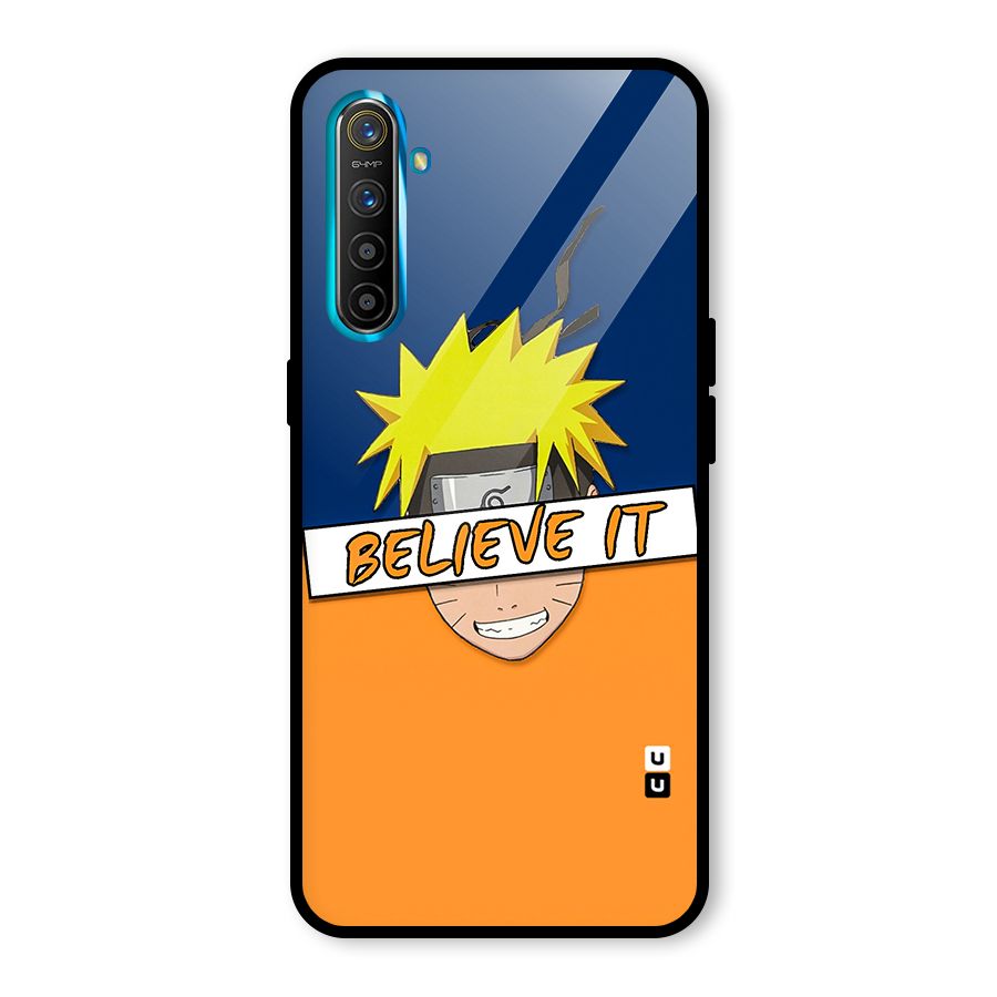 Naruto Believe It Glass Back Case for Realme X2