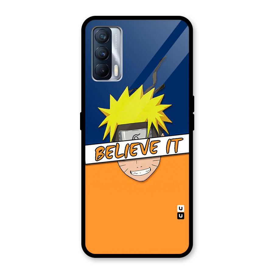 Naruto Believe It Glass Back Case for Realme X7