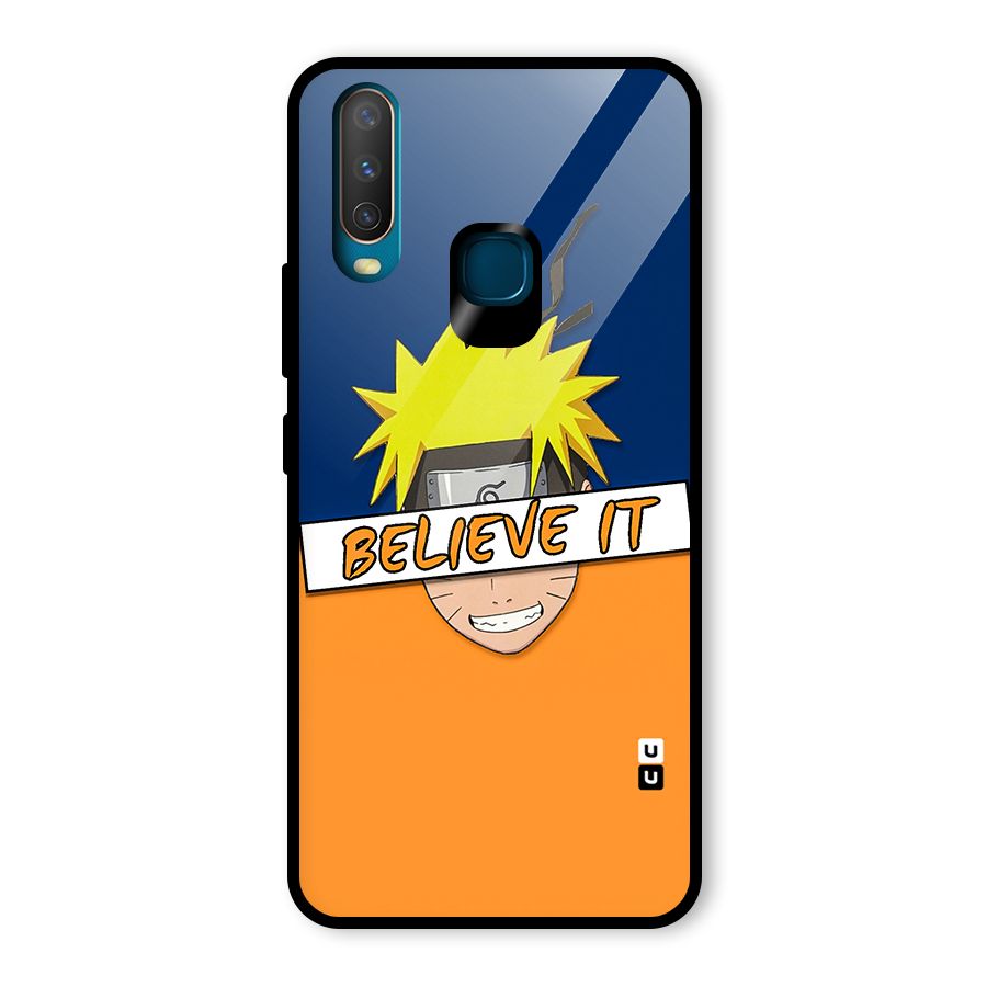 Naruto Believe It Glass Back Case for Vivo U10