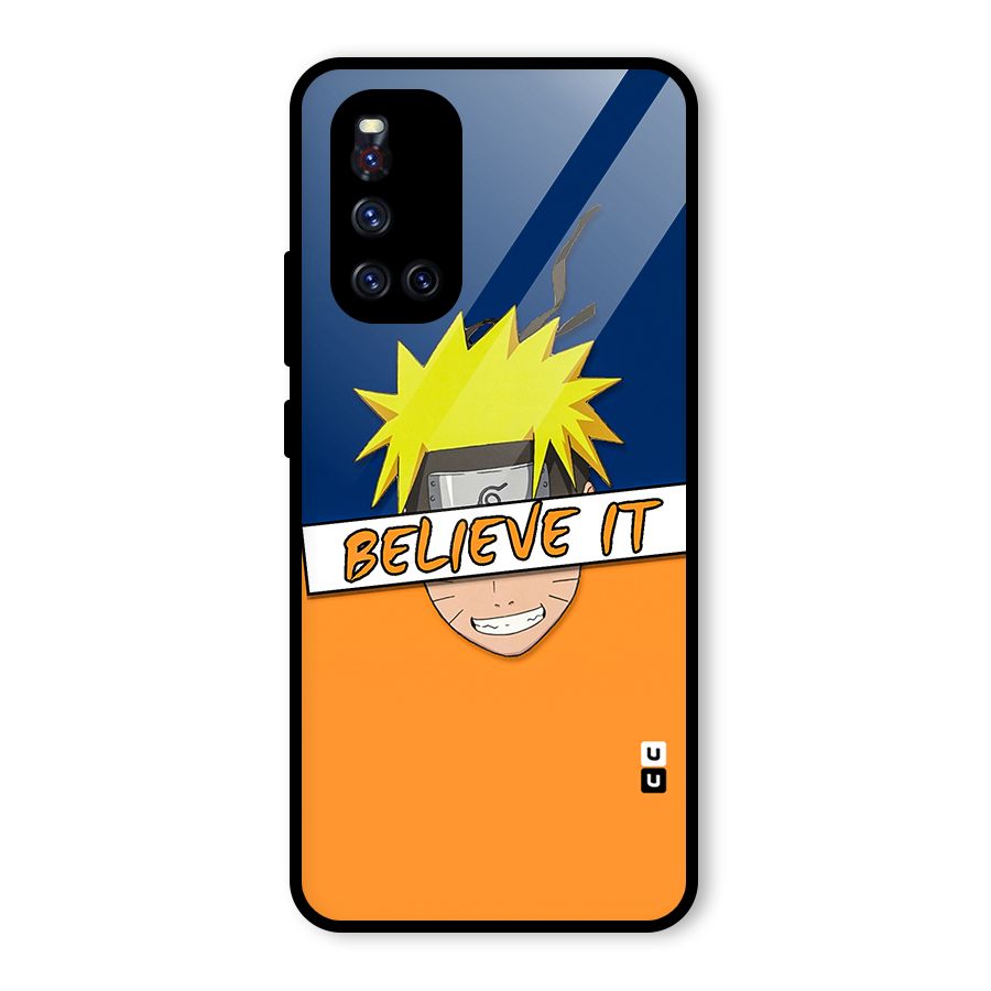 Naruto Believe It Glass Back Case for Vivo V19