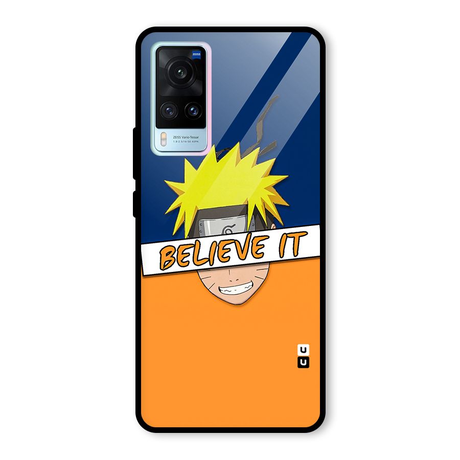 Naruto Believe It Glass Back Case for Vivo X60