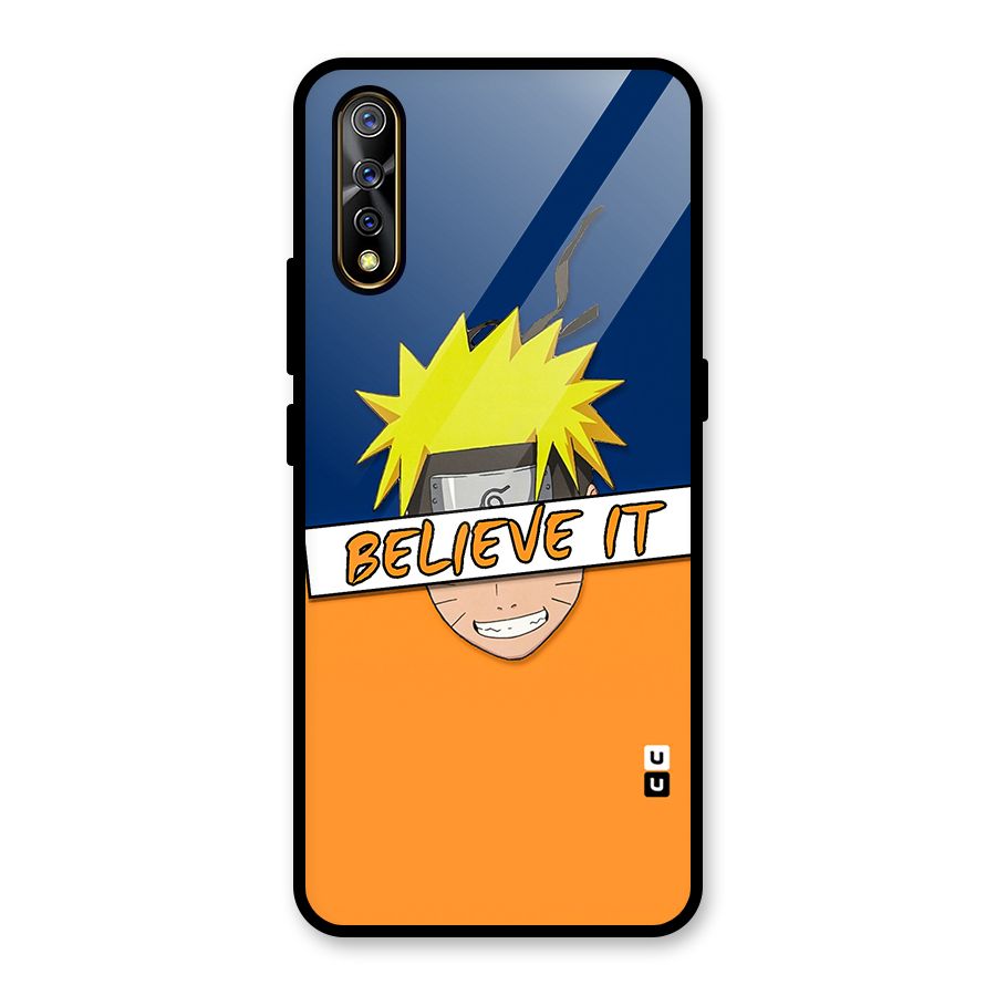 Naruto Believe It Glass Back Case for Vivo Z1x
