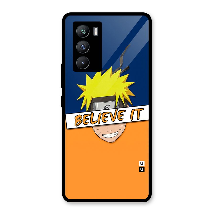 Naruto Believe It Glass Back Case for Vivo iQOO 9 SE