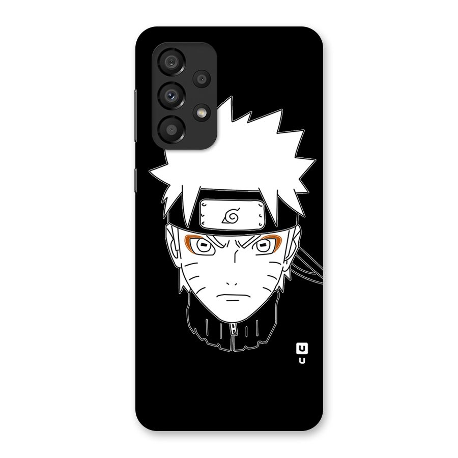 Naruto Black and White Art Back Case for Galaxy A33 5G
