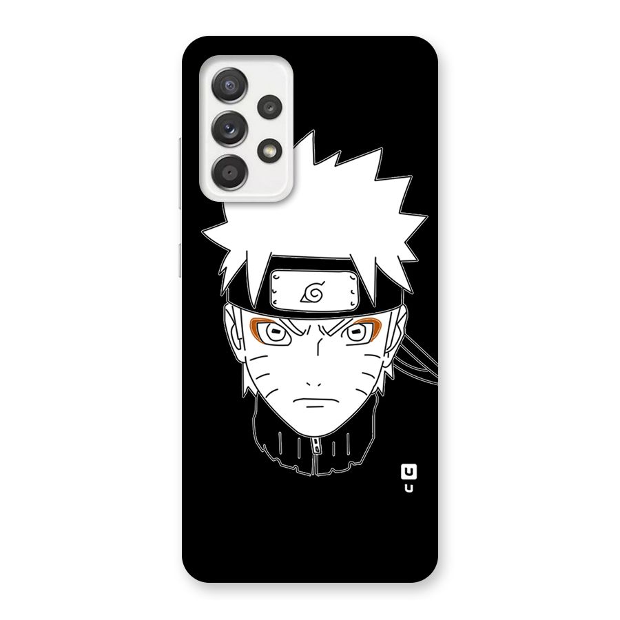 Naruto Black and White Art Back Case for Galaxy A52