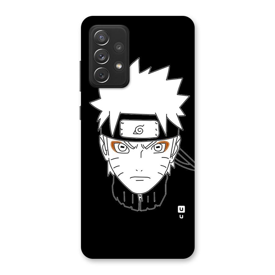Naruto Black and White Art Back Case for Galaxy A72