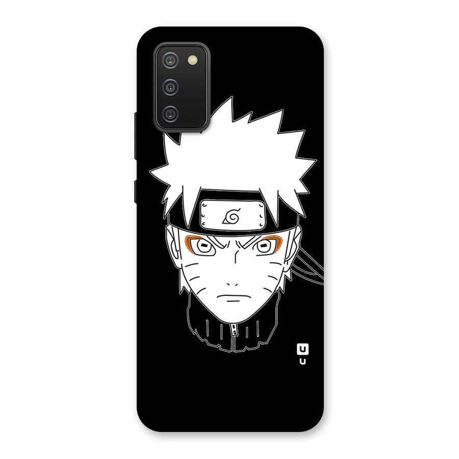 Naruto Black and White Art Back Case for Galaxy M02s