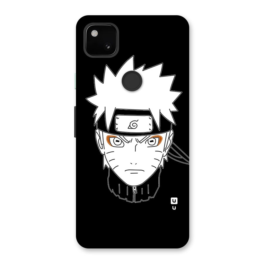 Naruto Black and White Art Back Case for Google Pixel 4a