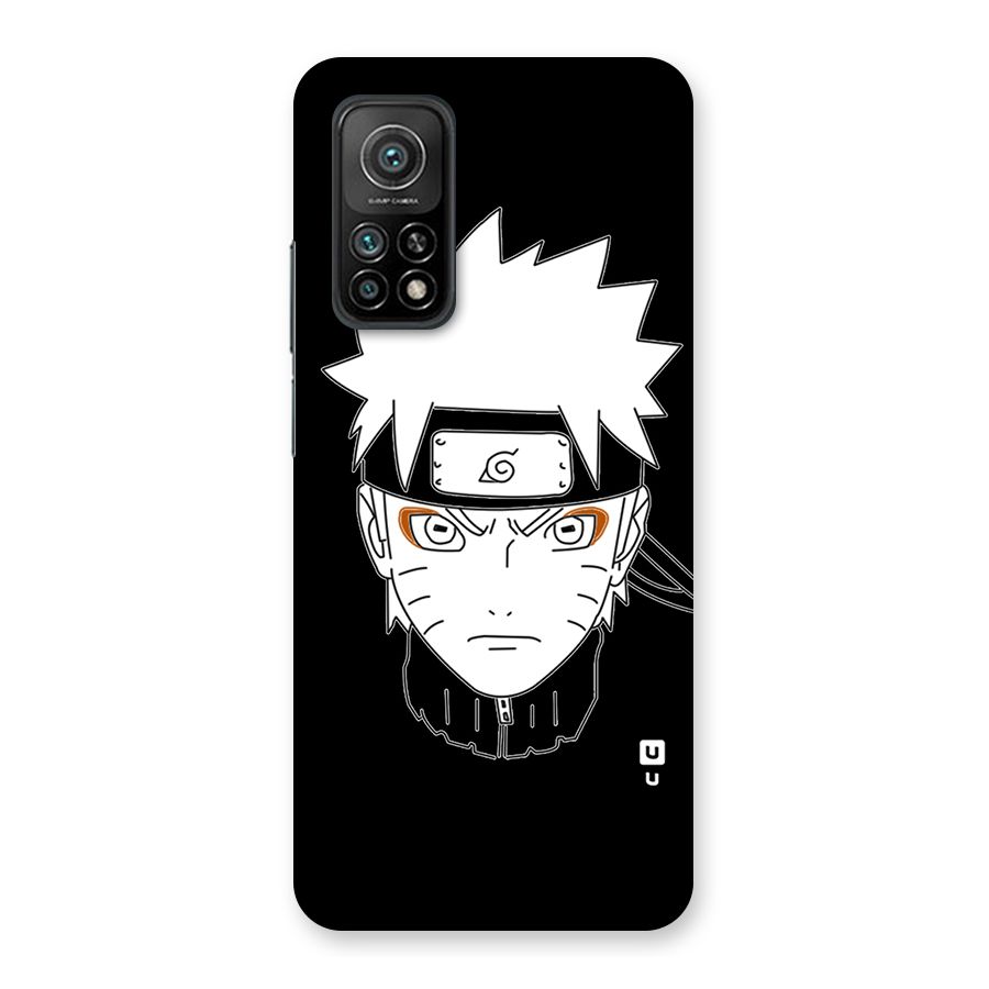 Naruto Black and White Art Back Case for Mi 10T 5G