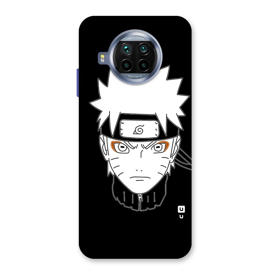 Naruto Black and White Art Back Case for Mi 10i