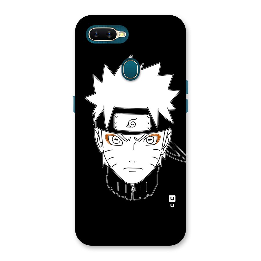 Naruto Black and White Art Back Case for Oppo A11k
