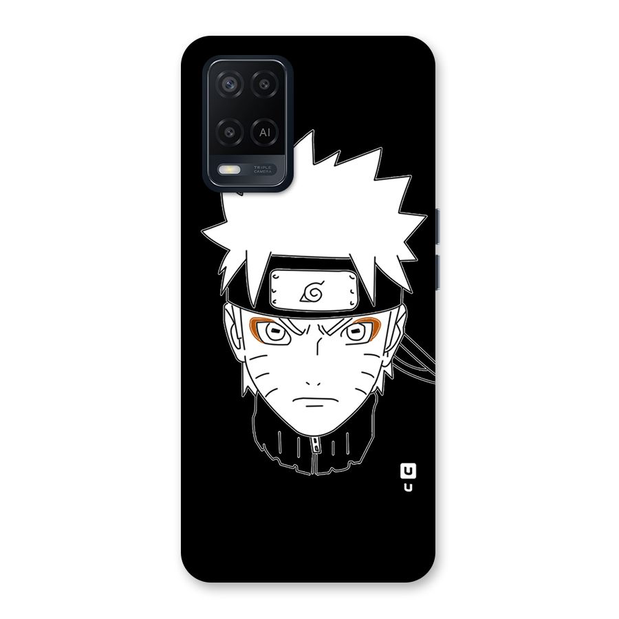 Naruto Black and White Art Back Case for Oppo A54