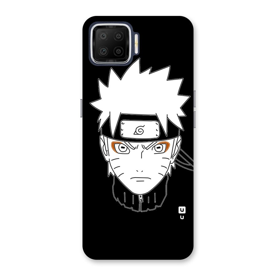 Naruto Black and White Art Back Case for Oppo F17