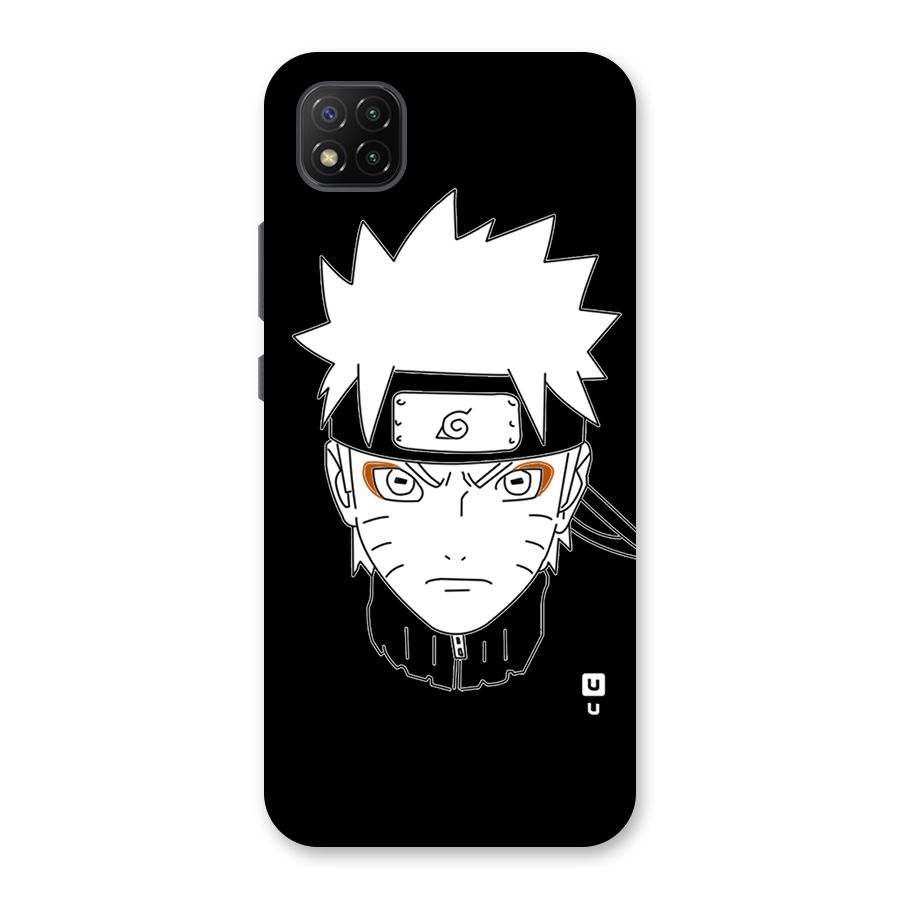 Naruto Black and White Art Back Case for Poco C3