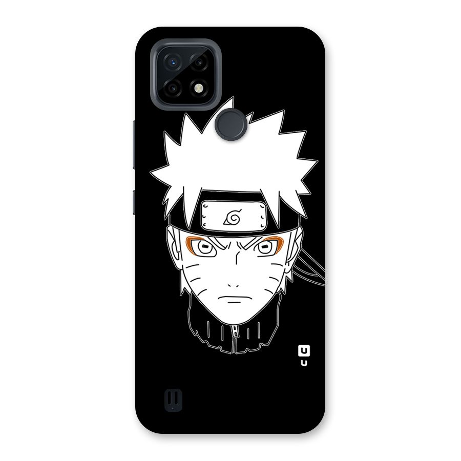 Naruto Black and White Art Back Case for Realme C21