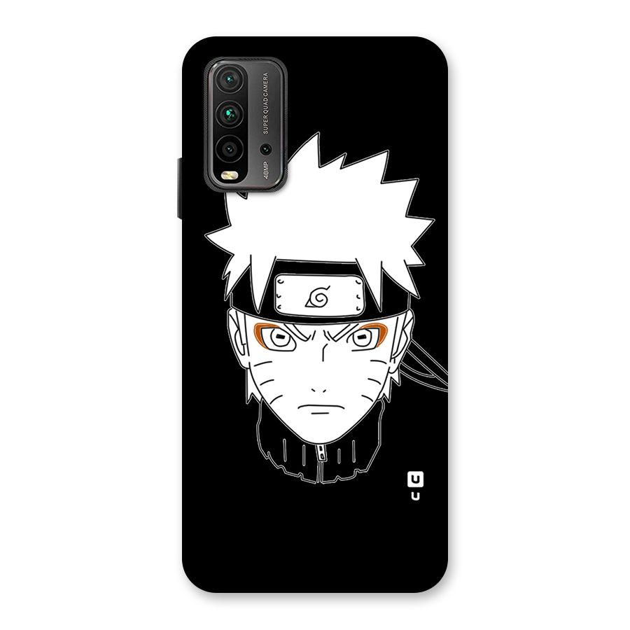 Naruto Black and White Art Back Case for Redmi 9 Power