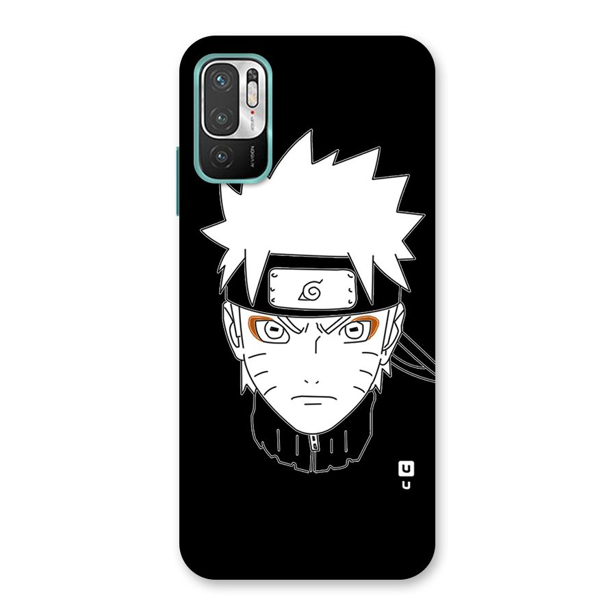 Naruto Black and White Art Back Case for Redmi Note 10T 5G
