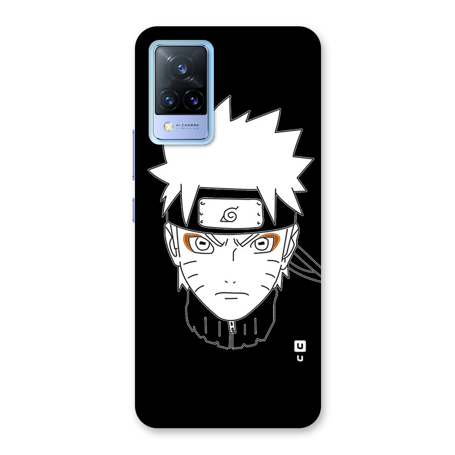 Naruto Black and White Art Back Case for Vivo V21 5G