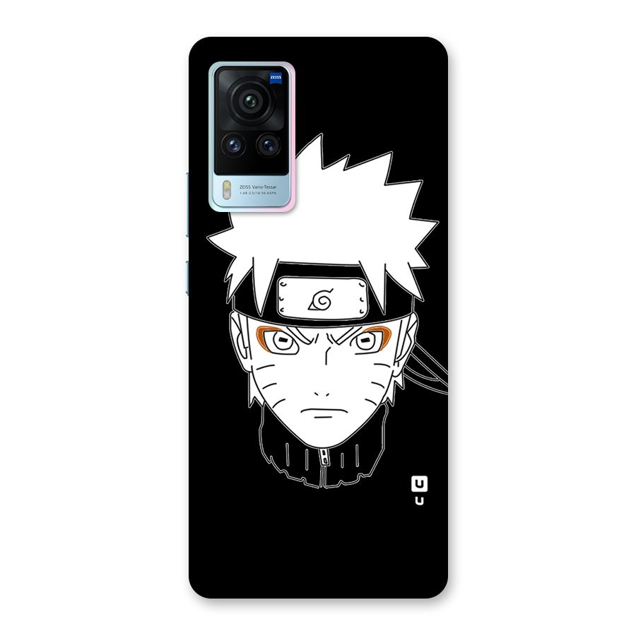 Naruto Black and White Art Back Case for Vivo X60 Pro