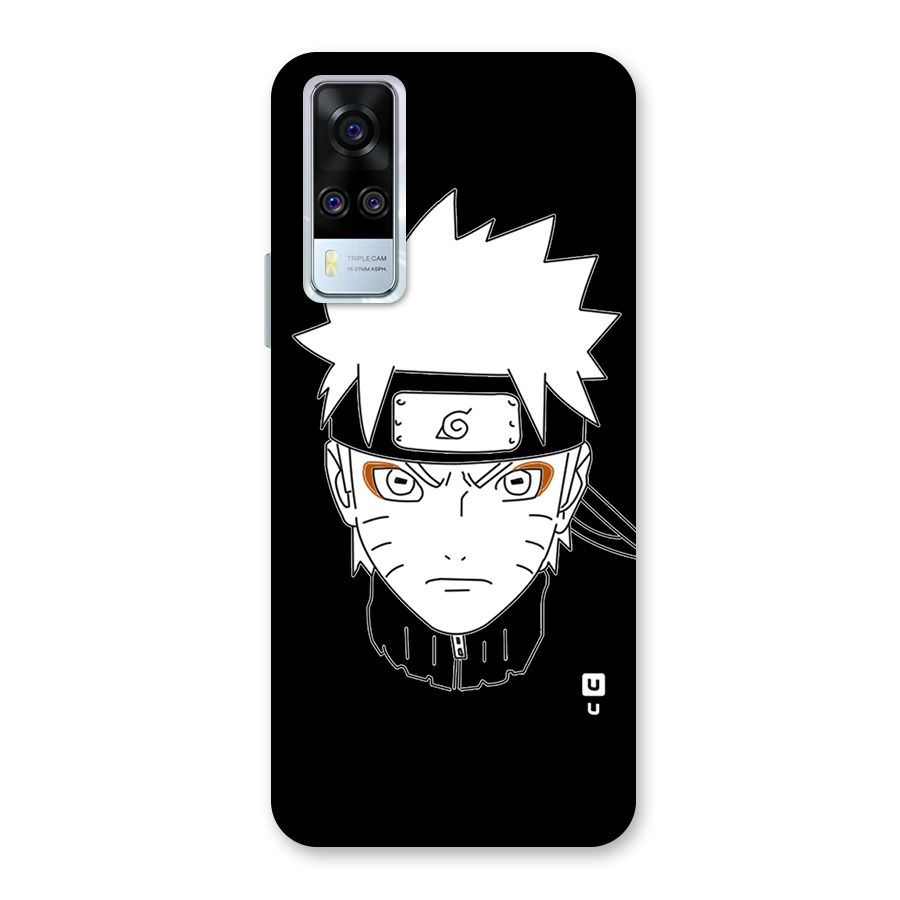 Naruto Black and White Art Back Case for Vivo Y31