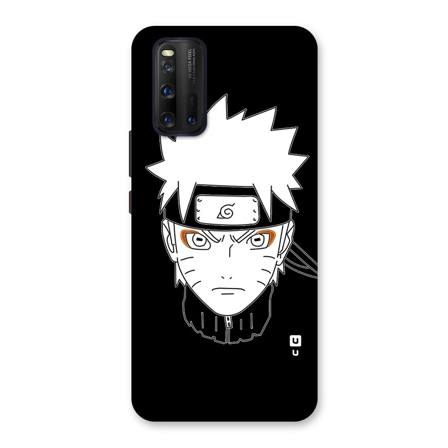 Naruto Black and White Art Back Case for Vivo iQOO 3
